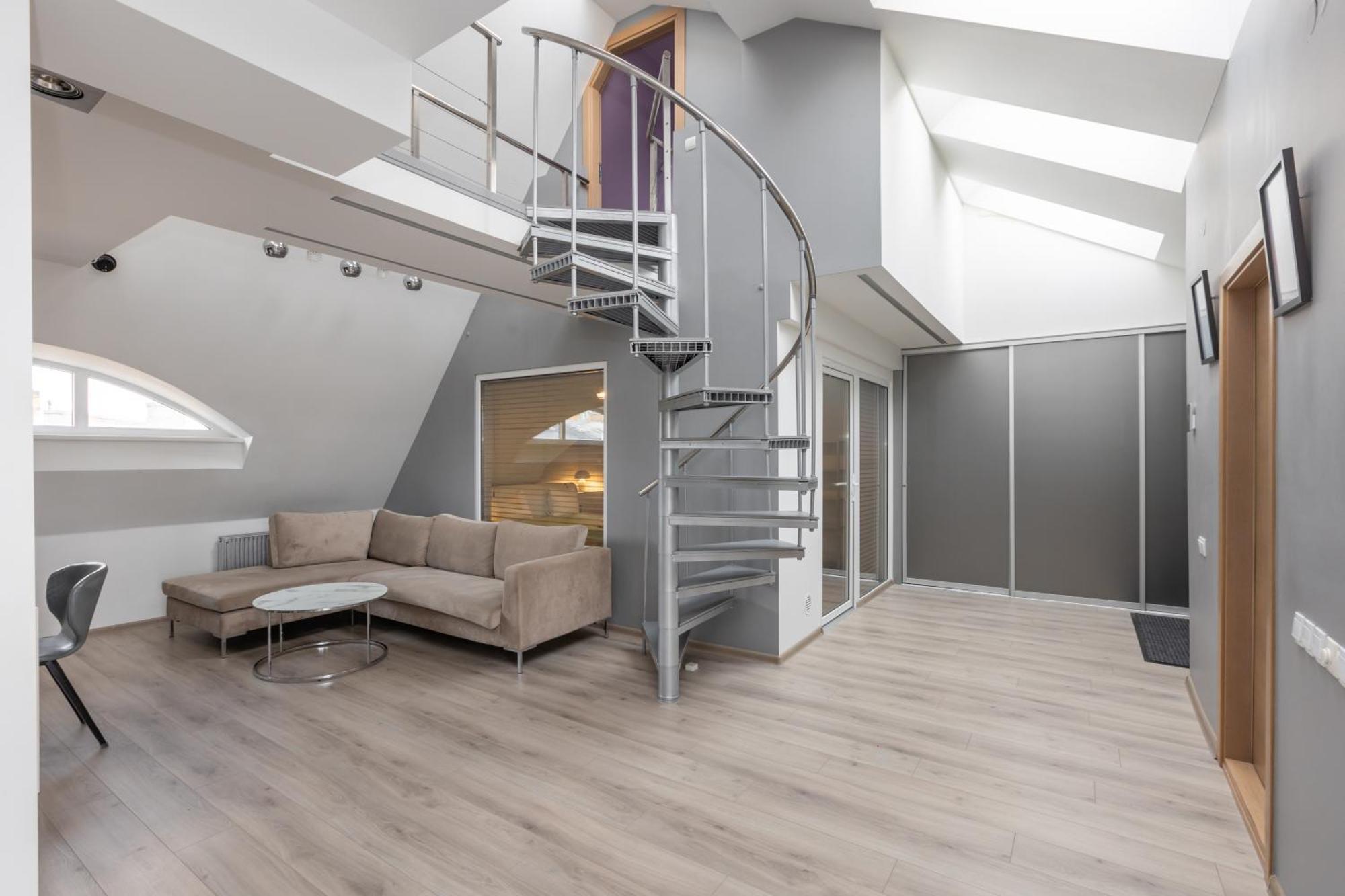 Penthouse Apartment With Terrace Рига Экстерьер фото
